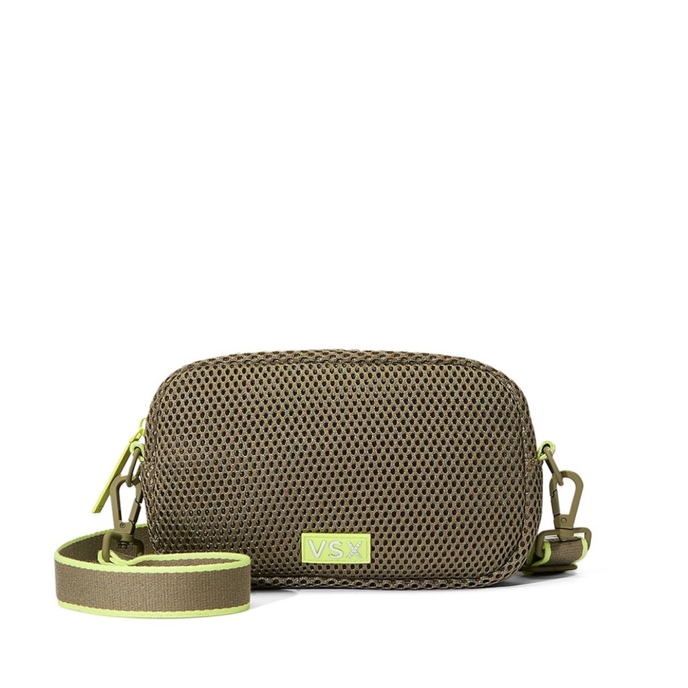 Sexy Victoria secret phone sling  bag wallet mesh olive green green vsx💚